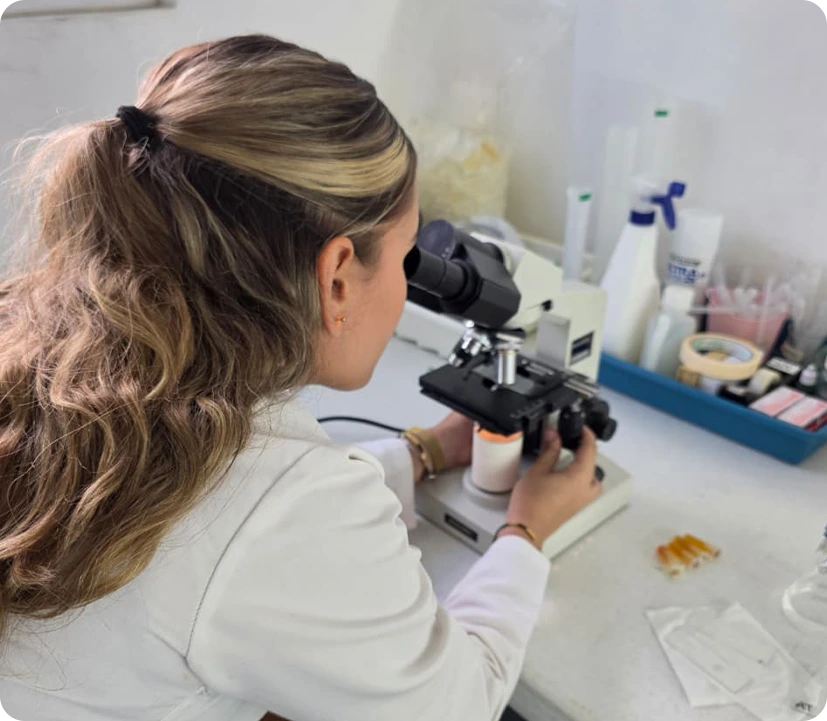 Laboratory microscope work